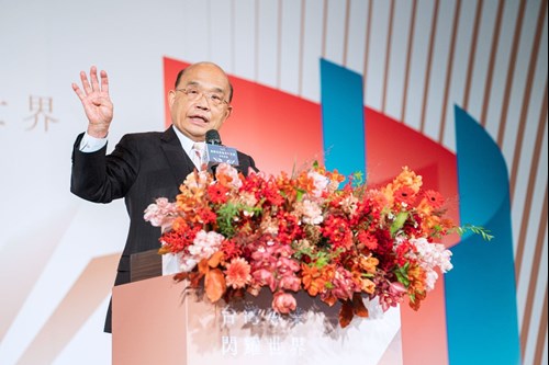 President Su Tseng-Chang of the Executive Yuan delivered a speech at the 2022 WorldSkills Competition Award Ceremony