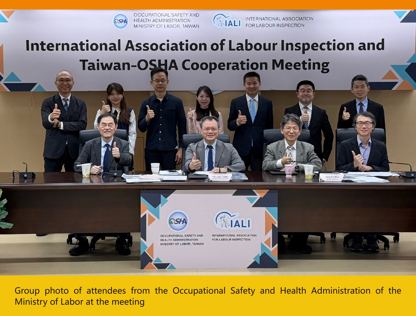 Occupational Safety and Health Administration of Ministry of Labor and International Association of Labour Inspection Held Exchange and Cooperation Meeting