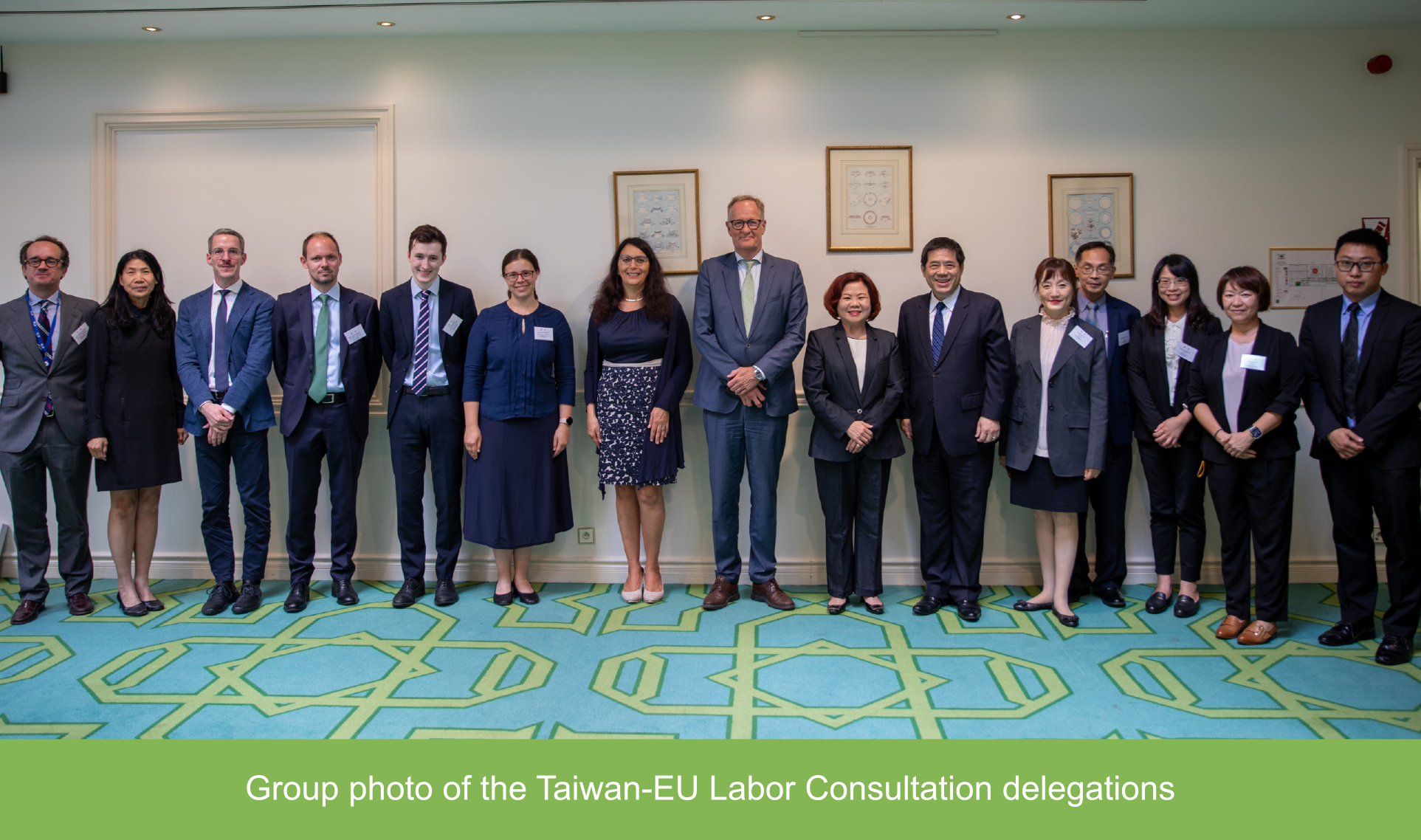 First in Person Meeting between Heads of Taiwan and EU Labor Authorities: Jointly Hosting the 5th Taiwan-EU Labor Consultation