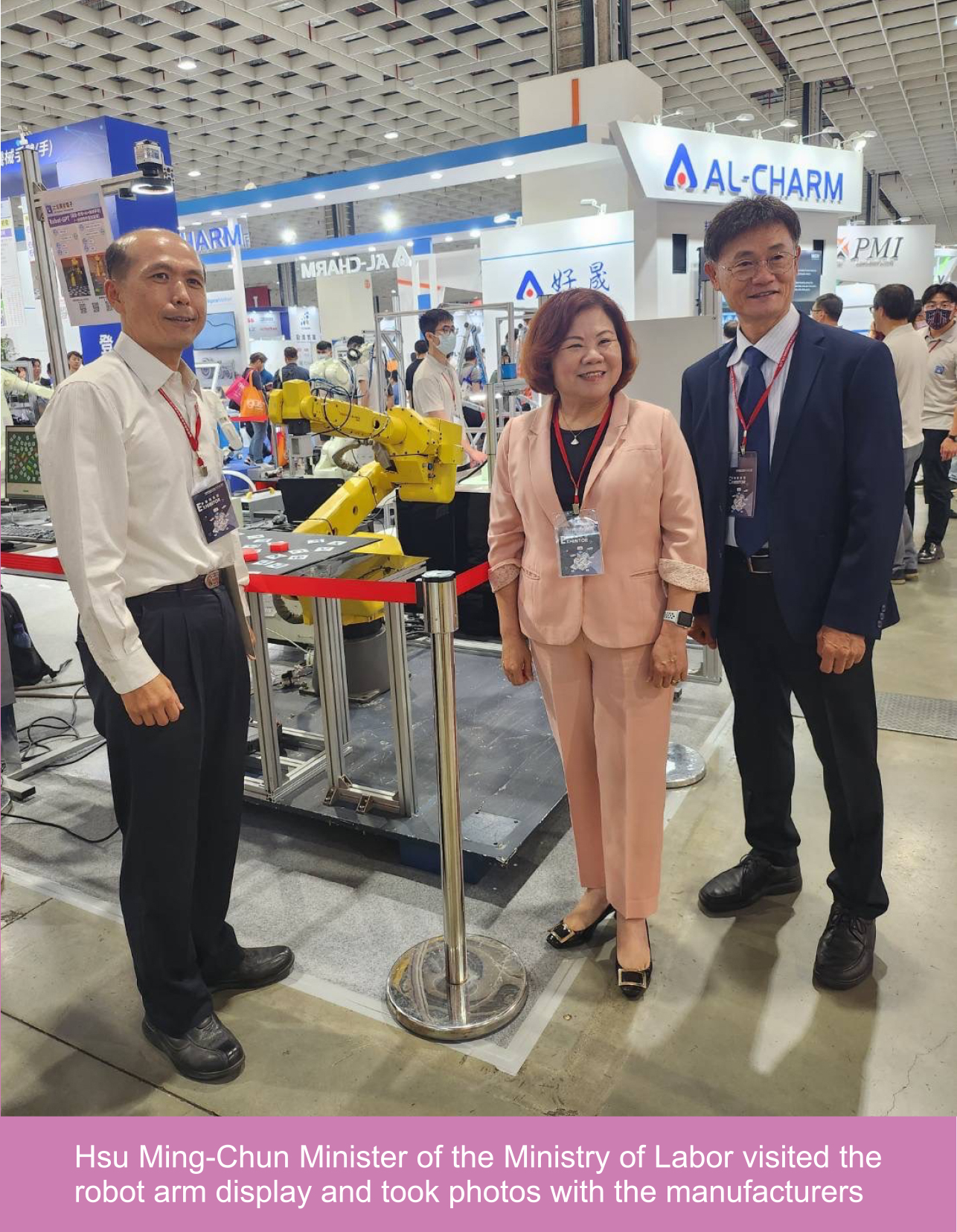The Ministry of Labor follow closely the Trend of Industrial Robots and Smart Automation Developments, Making Advance Preparations on Workplace Safety and Workers' Rights and Protection