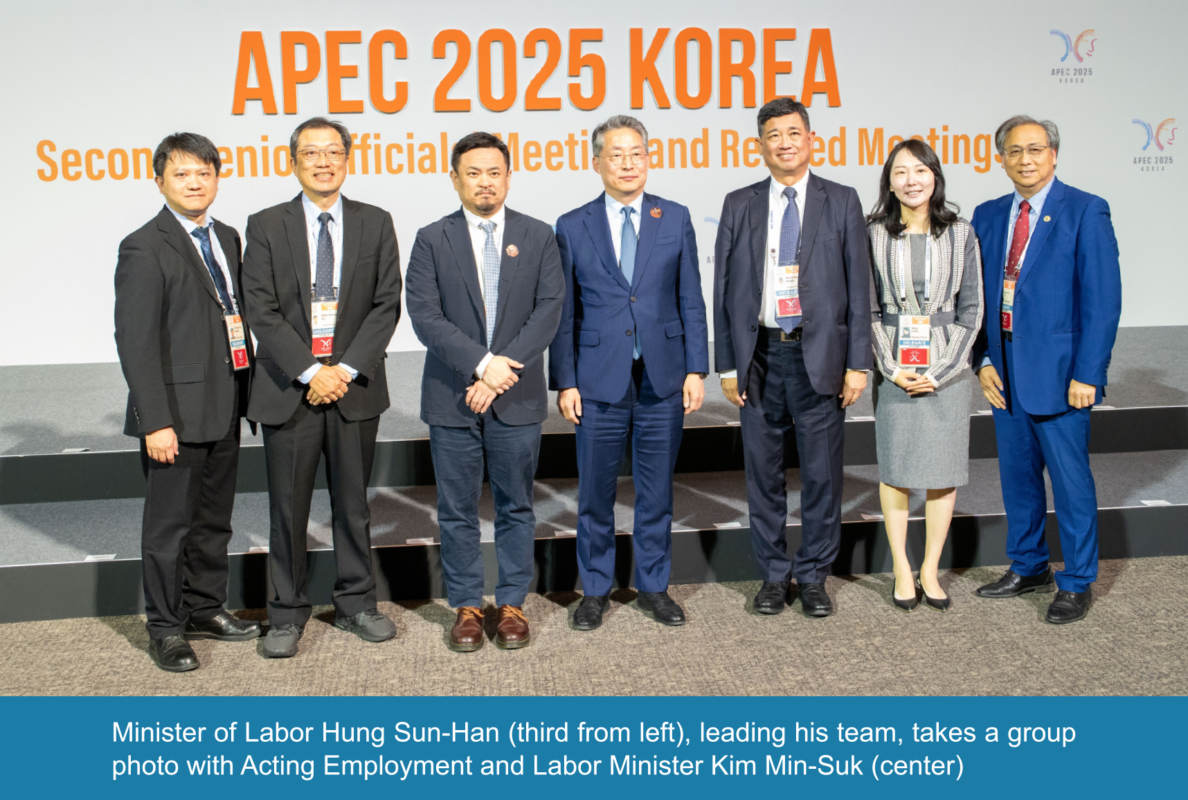 Minister of Labor Hung Sun-Han Attends APEC's 7th Human Resources Development Ministerial Meeting to Align with International Labor Trends Minister of Labor Hung Sun-Han Attends APEC's 7th Human Resources Development Ministerial Meeting to Align with International Labor Trends