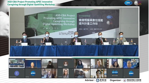 Group photo during APEC Innovative Caregiving through Digital Upskilling Workshop
